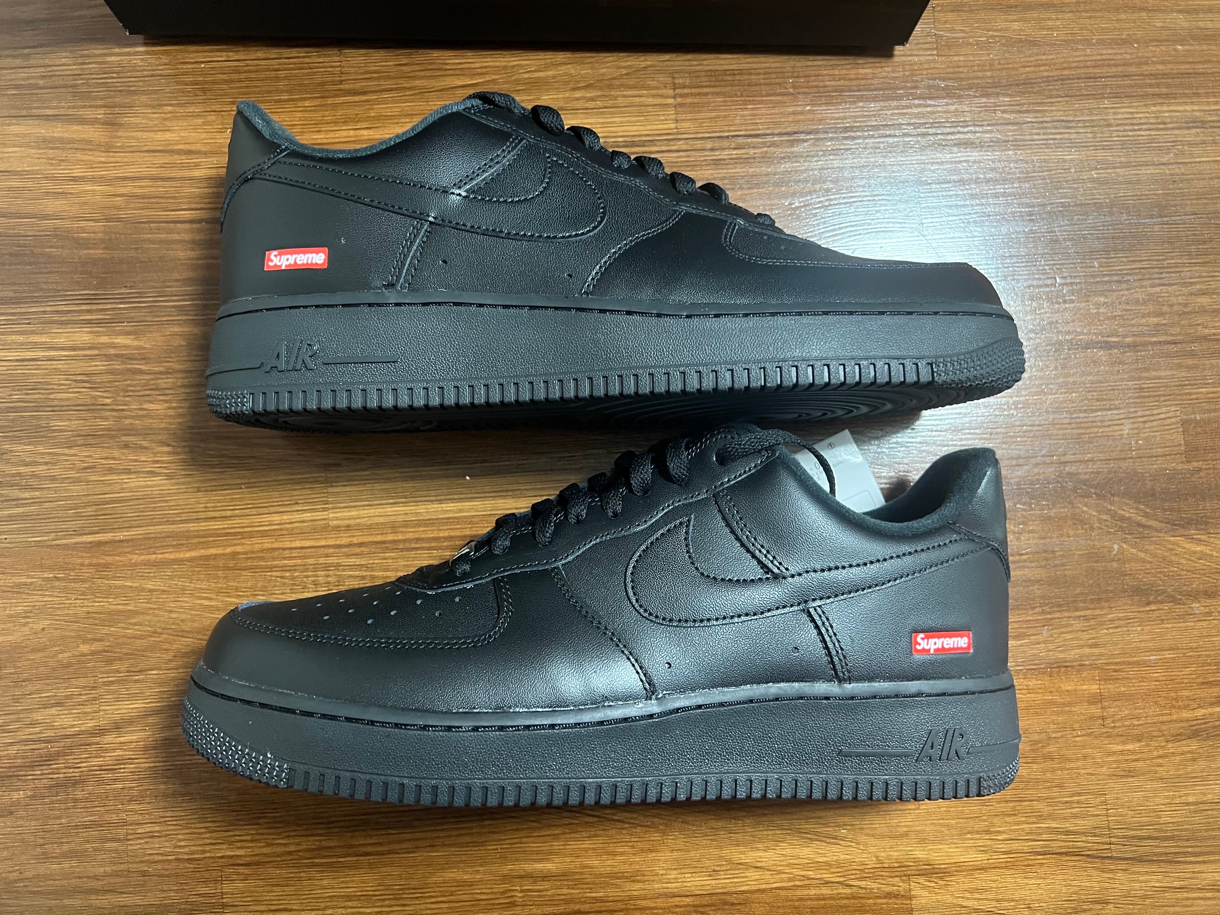 Supreme × Nike Air Force 1 Low "Black"