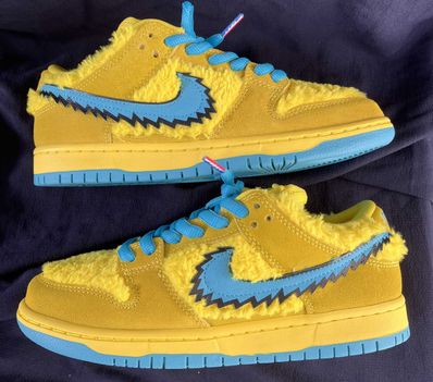 Grateful Dead × Nike SB Dunk Low "Yellow Bear"