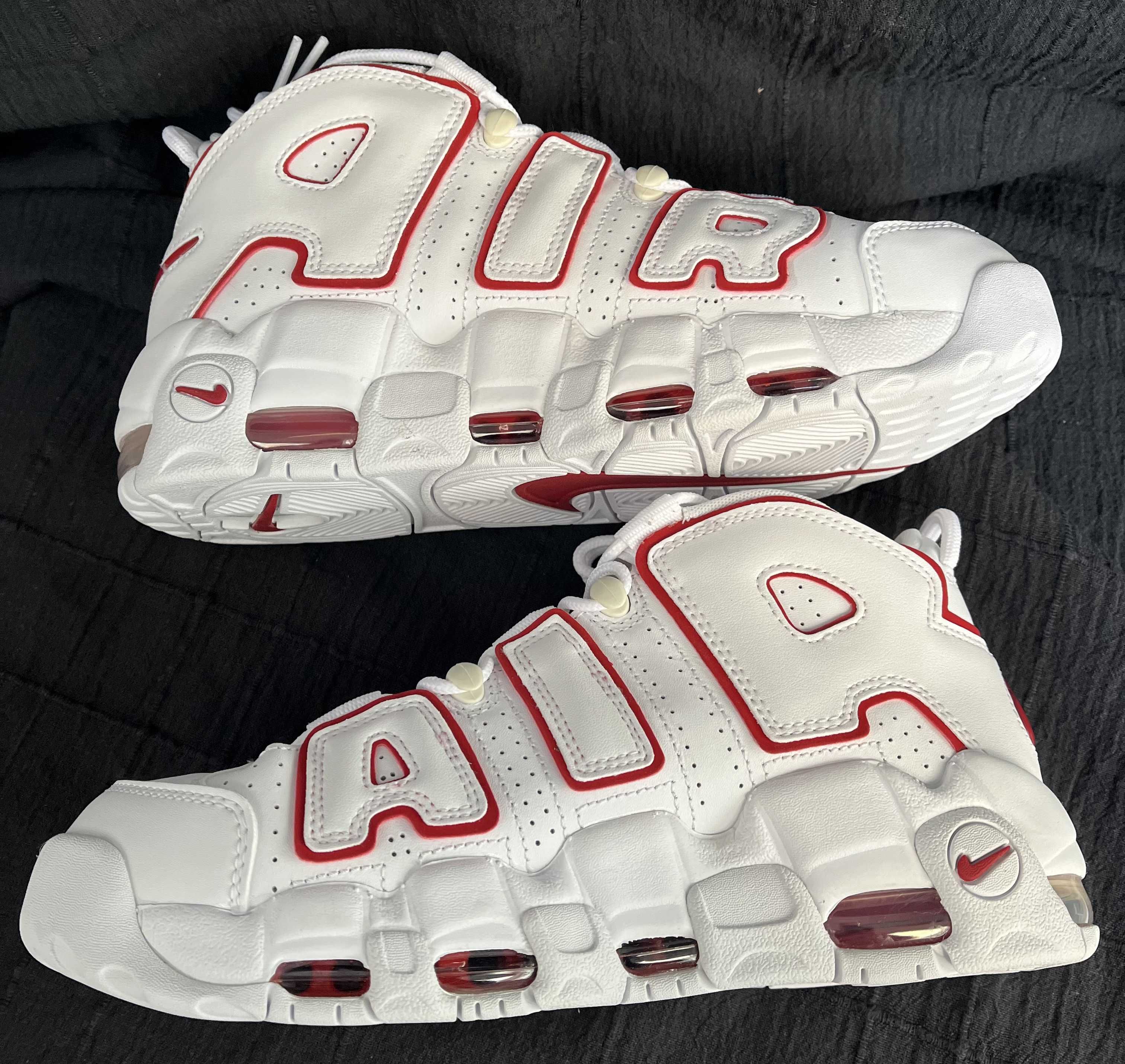 NIKE AIR MORE UPTEMPO "WHITE/VARSITY RED" (2021)