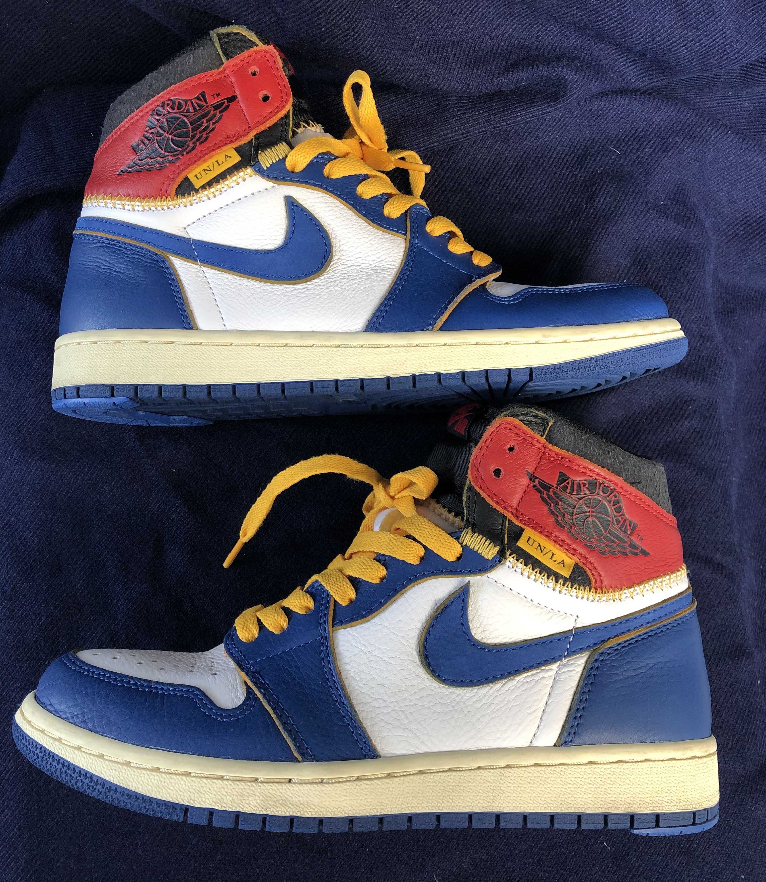 Union × Nike Air Jordan 1 Retro High OG NRG "Storm Blue/Varsity Red"