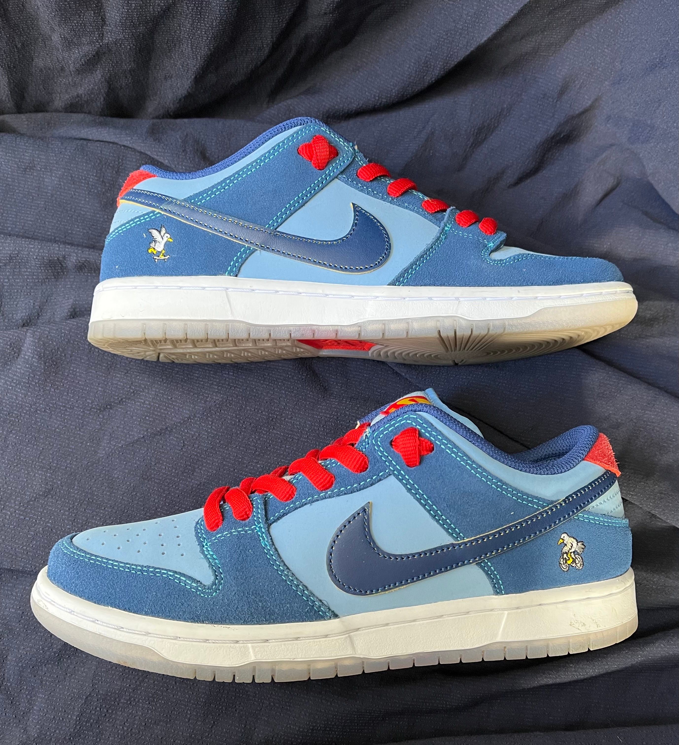 Why So Sad? × Nike SB Dunk Low "Coastal Blue/Speed Yellow-University Red"