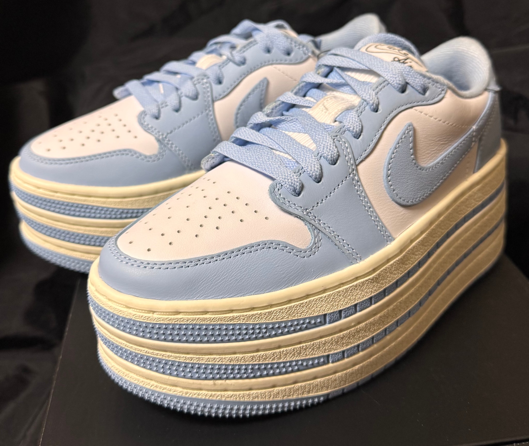 Nike Women's Air Jordan 1 Triple Stack "Psychic Blue"