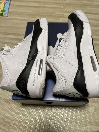 Fragment × Nike Air Jordan 3 "White/Black"