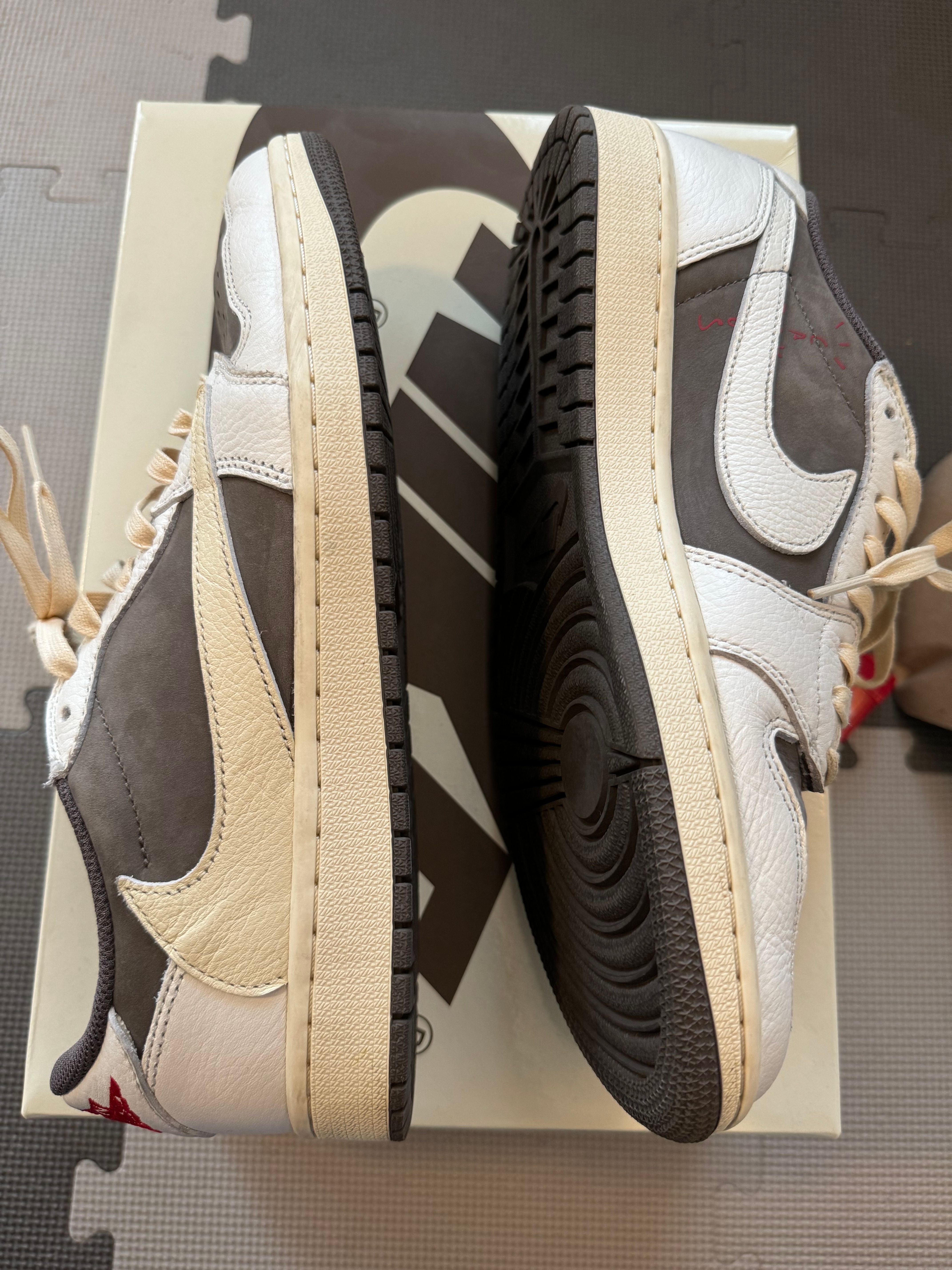 Travis Scott × Nike Air Jordan 1 Low OG SP "Reverse Mocha/Sail and Ridgerock"