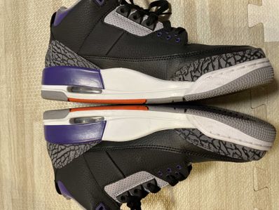 Nike Air Jordan 3 Retro "Black/Court Purple"