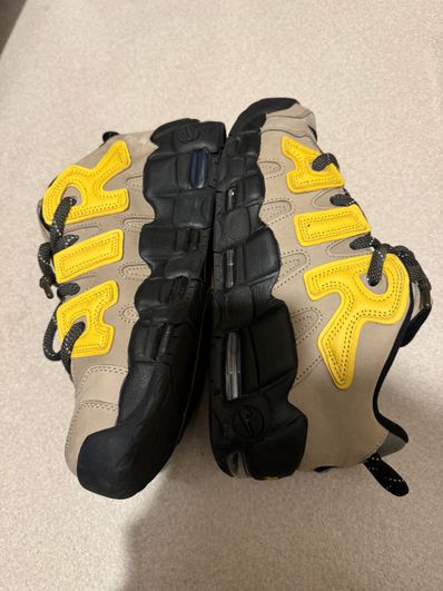 AMBUSH × Nike Air More Uptempo Low "Vivid Sulfur and Limestone"