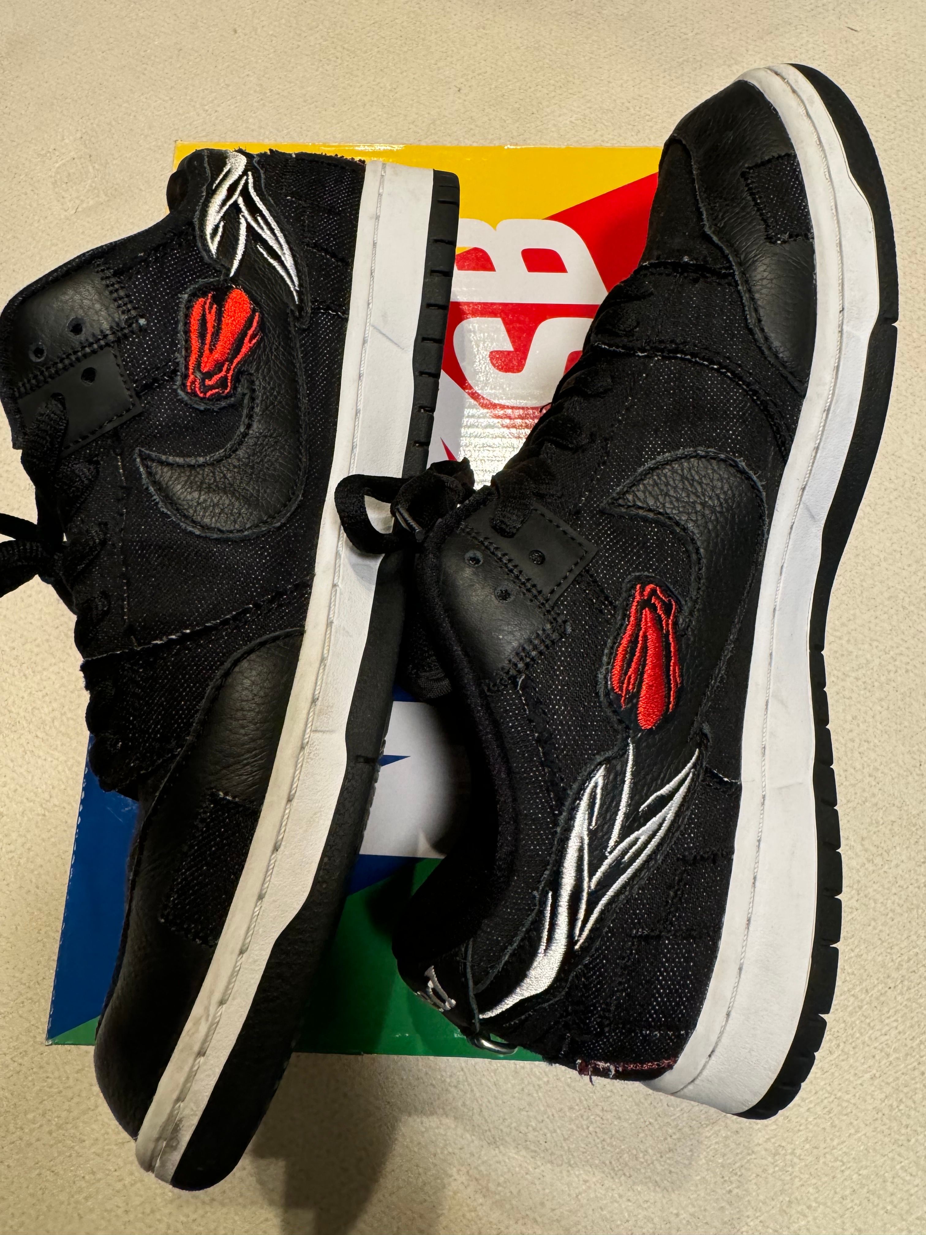 Wasted Youth × Nike SB Dunk Low "Black Denim" / VERDY