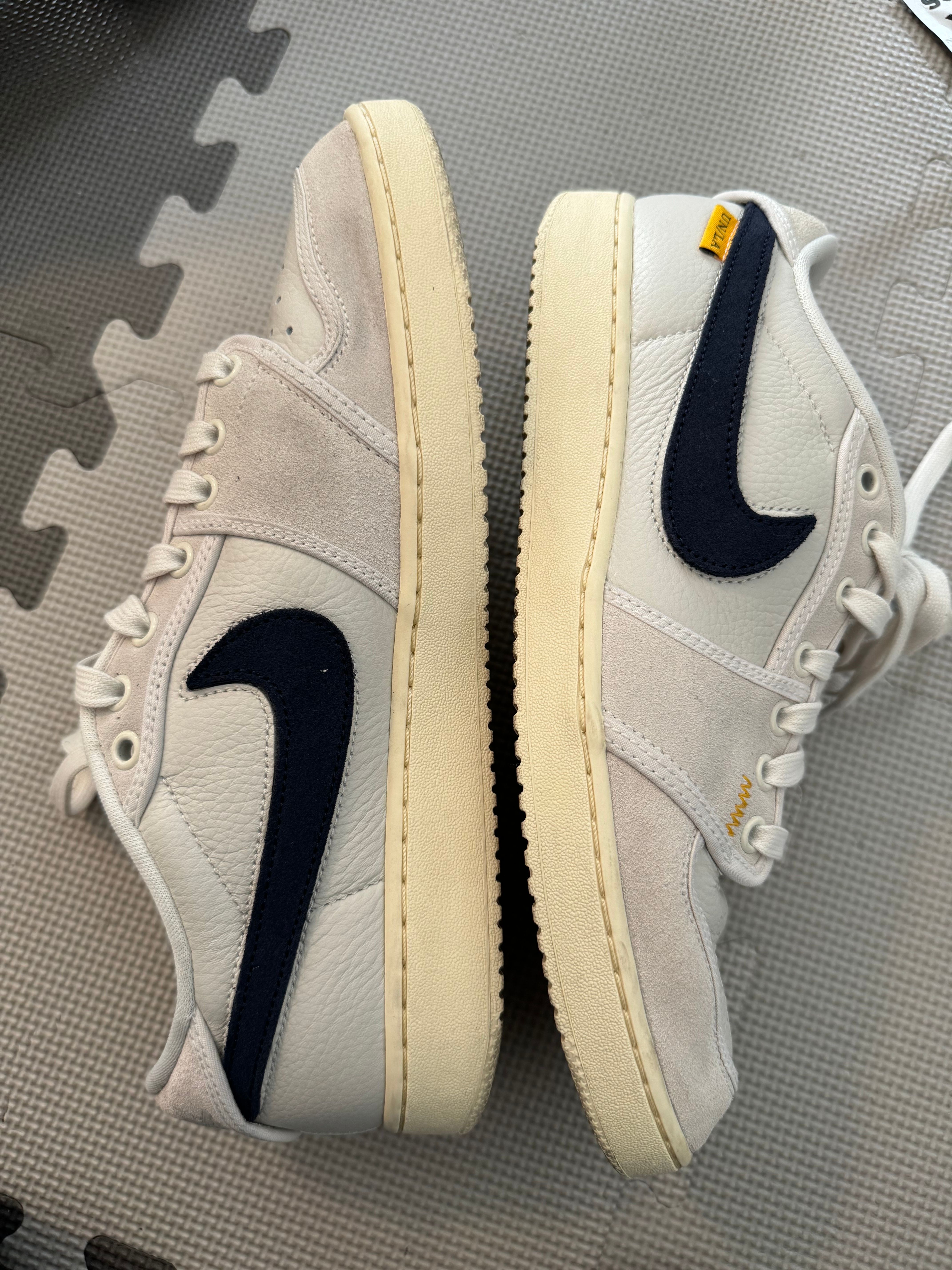 UNION × Nike Air Jordan 1 Low KO "Sail Leather"