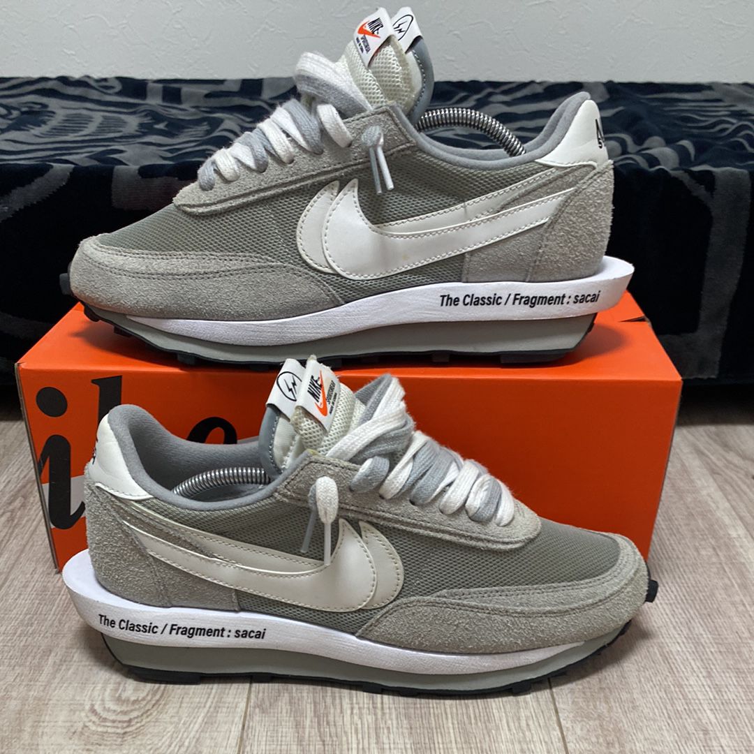 Fragment × sacai × Nike LD Waffle "Light Smoke Grey"