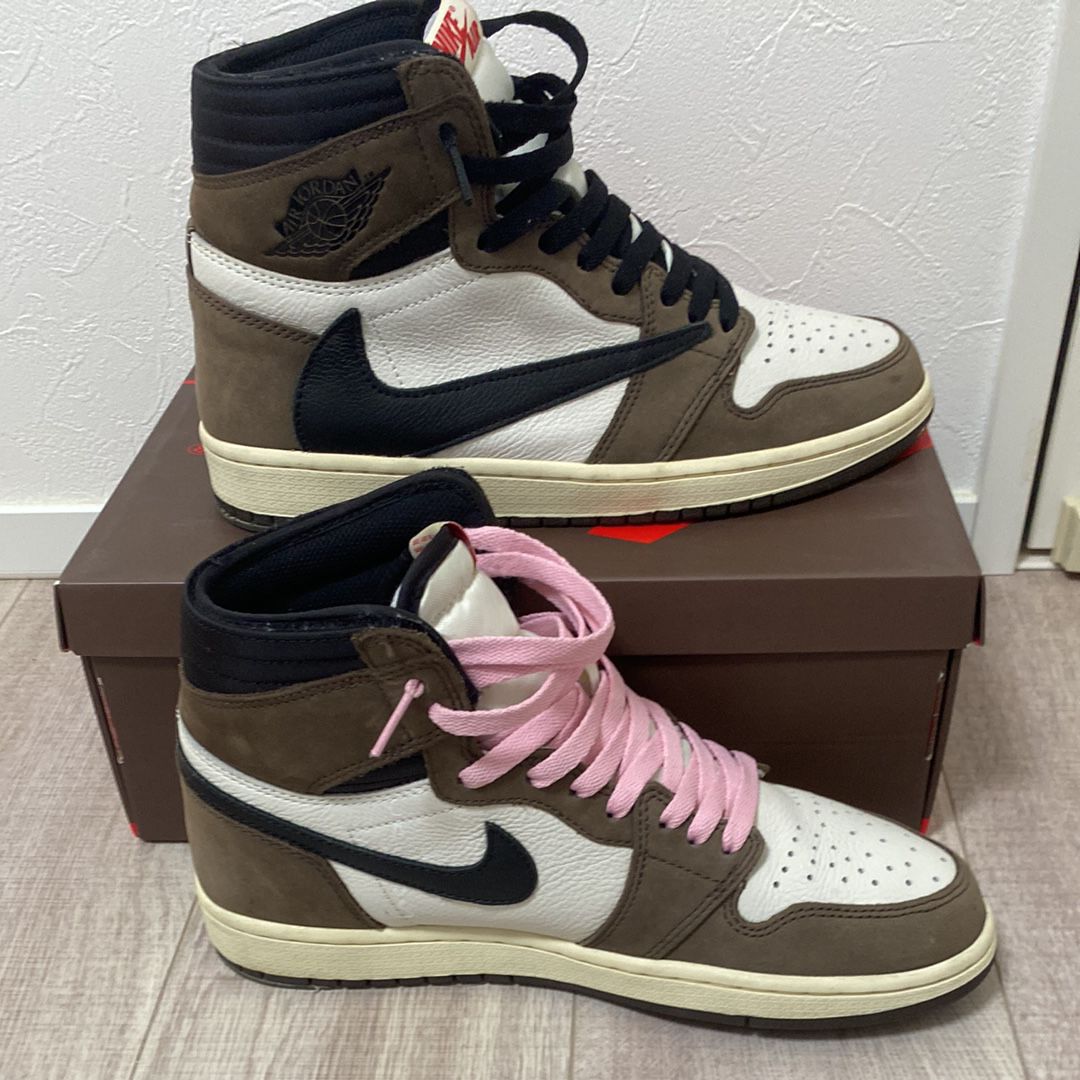 Travis Scott × Nike Air Jordan 1 Retro High OG TS SP "Sail/Dark Mocha"