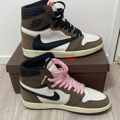 Travis Scott × Nike Air Jordan 1 Retro High OG TS SP "Sail/Dark Mocha"