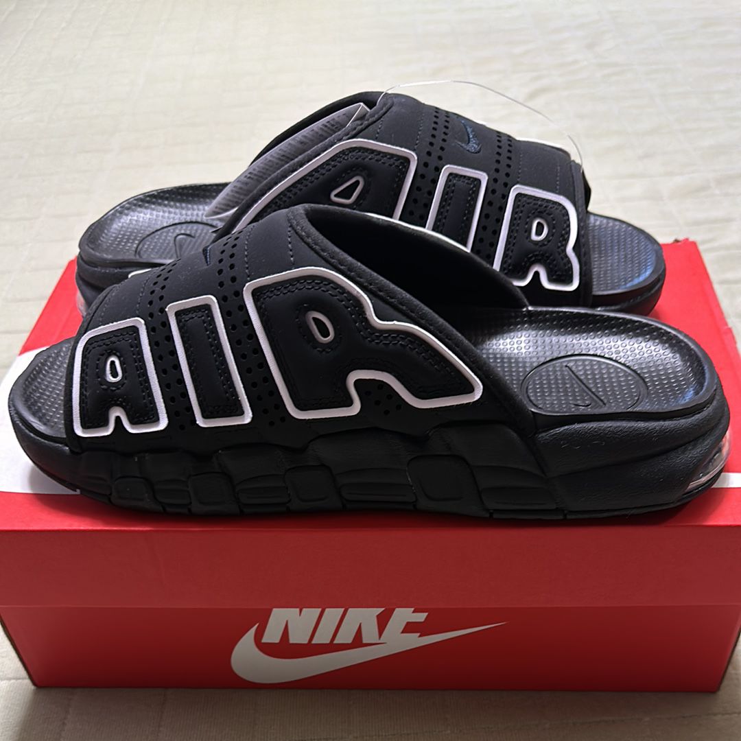 Nike Air More Uptempo Slide "Black" (DV2132-001/DV2137-001)