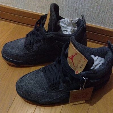 Nike × Levi's Air Jordan 4 "Black Denim" (LEVIS Tab)
