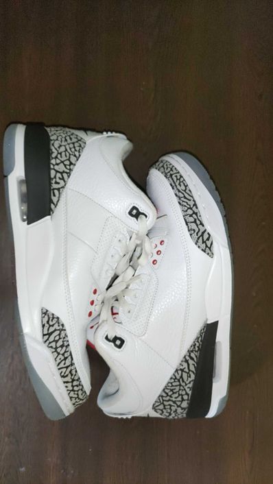Nike Air Jordan 3 Retro "Free Throw Line White Cement"
