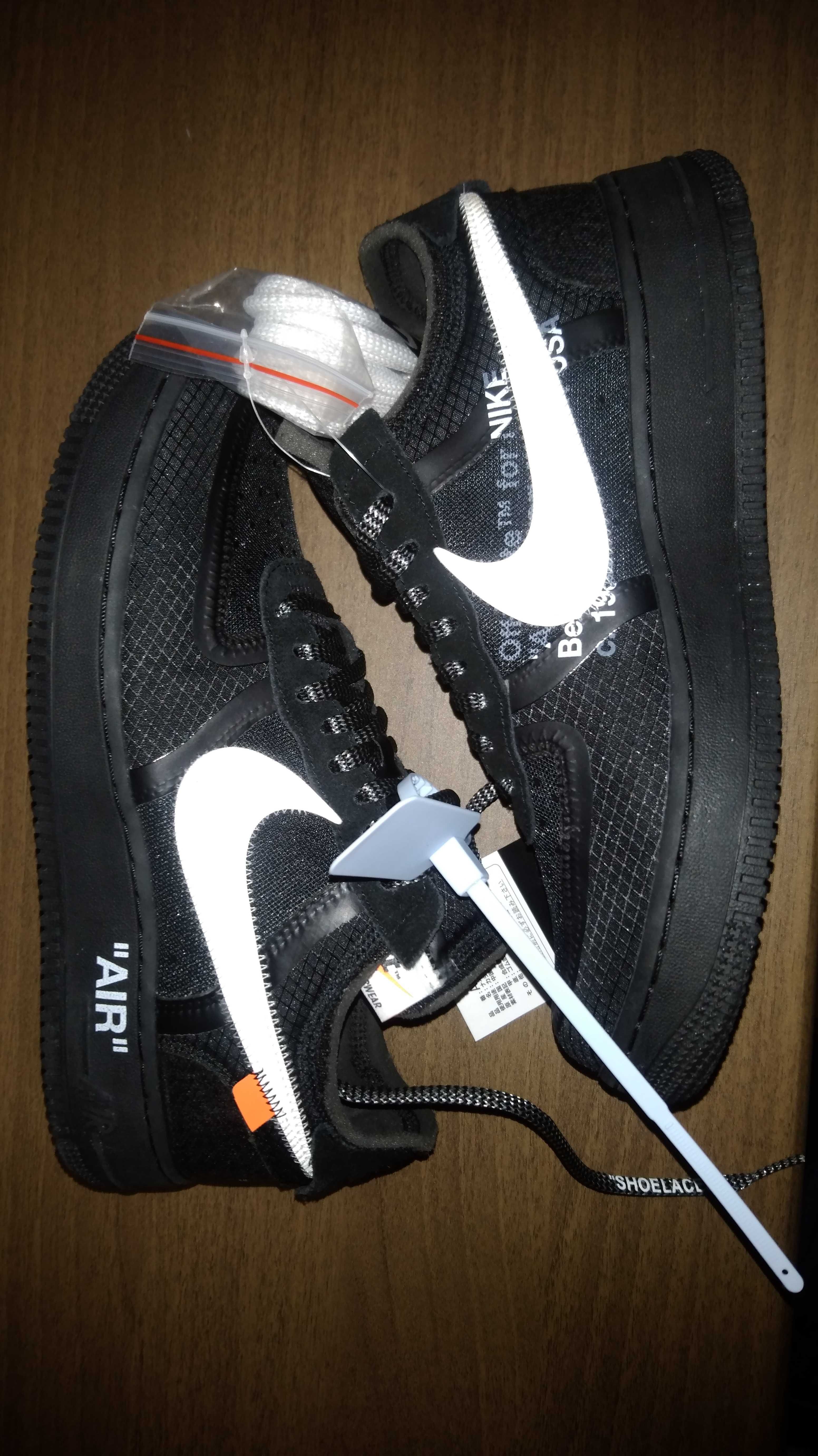 Off-White × Nike Air Force 1 Low "Black"