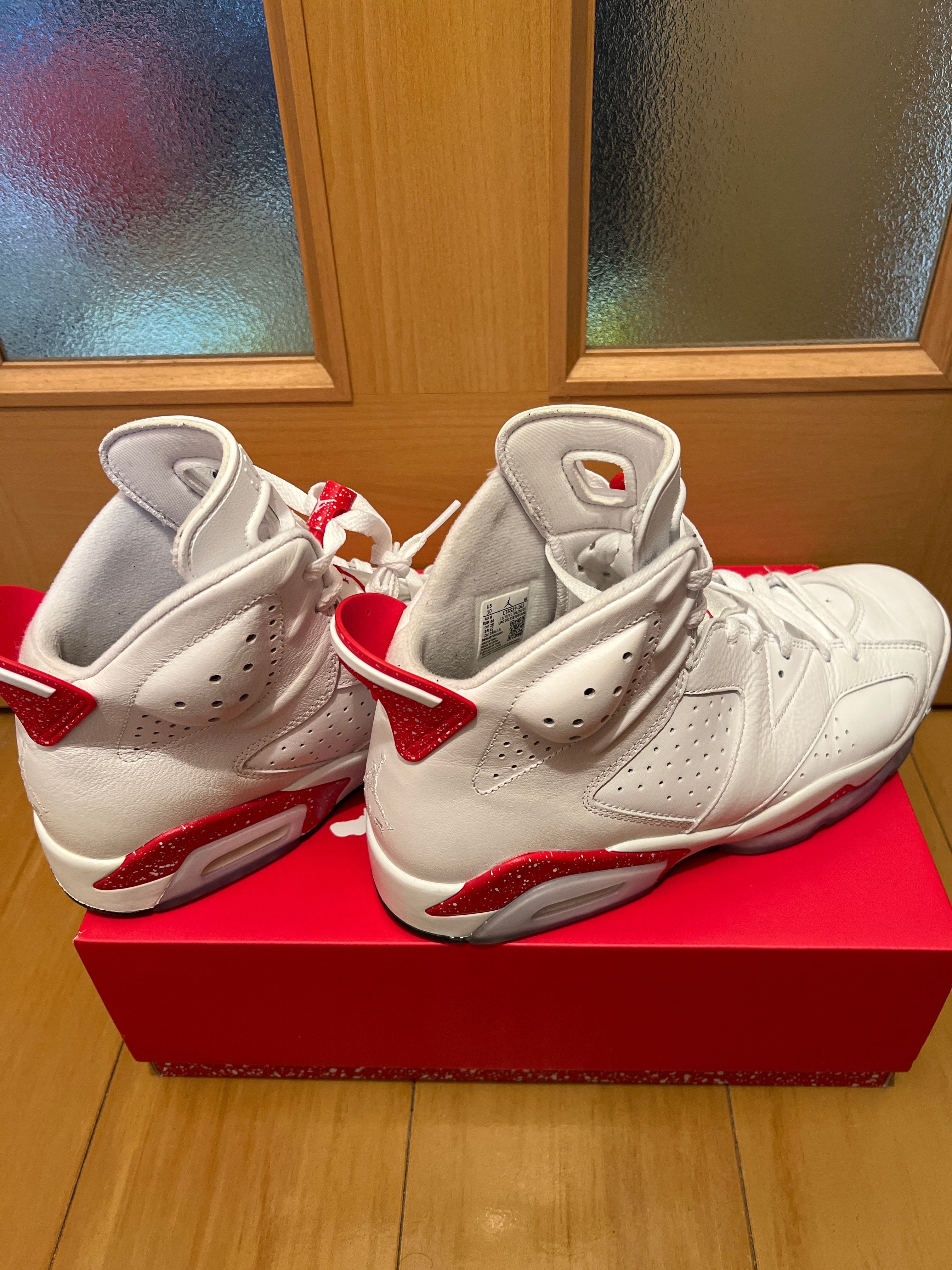Nike Air Jordan 6 "White and University Red/Red Oreo"