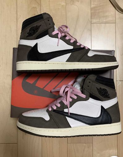 Travis Scott × Nike Air Jordan 1 Retro High OG TS SP "Sail/Dark Mocha"