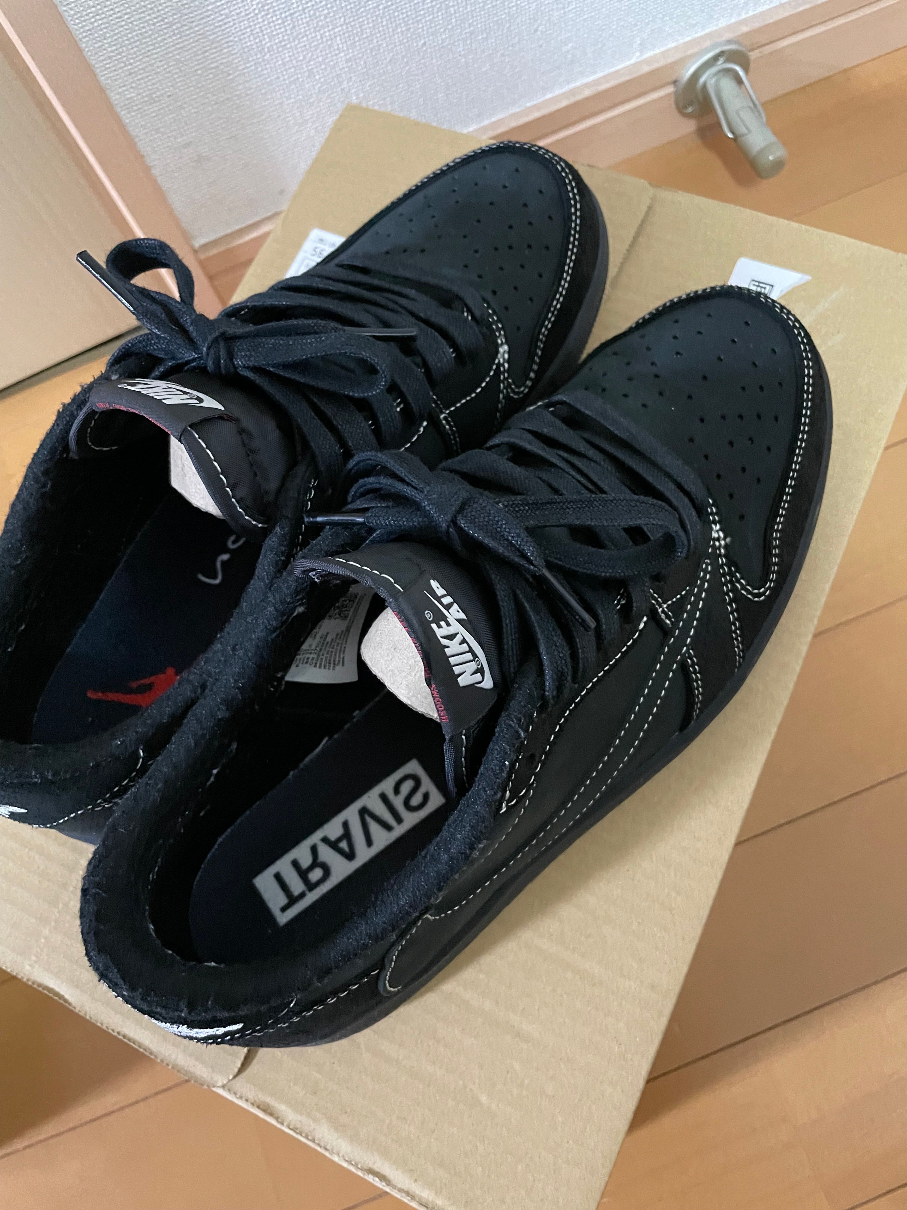 Travis Scott × Nike Air Jordan 1 Low OG SP "Black Phantom"