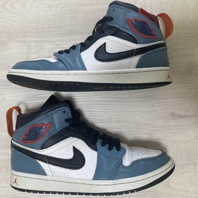 FACETASM × Nike Air Jordan 1 Mid "White/Navy"