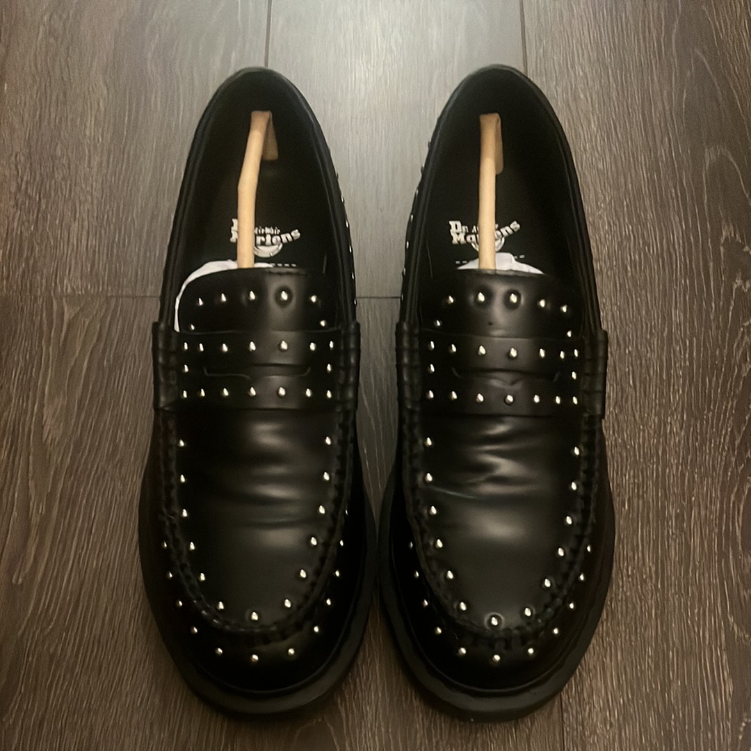 シュプリーム × ドクターマーチン スタッズ ペントン ローファー "ブラック" 25SS Week 13