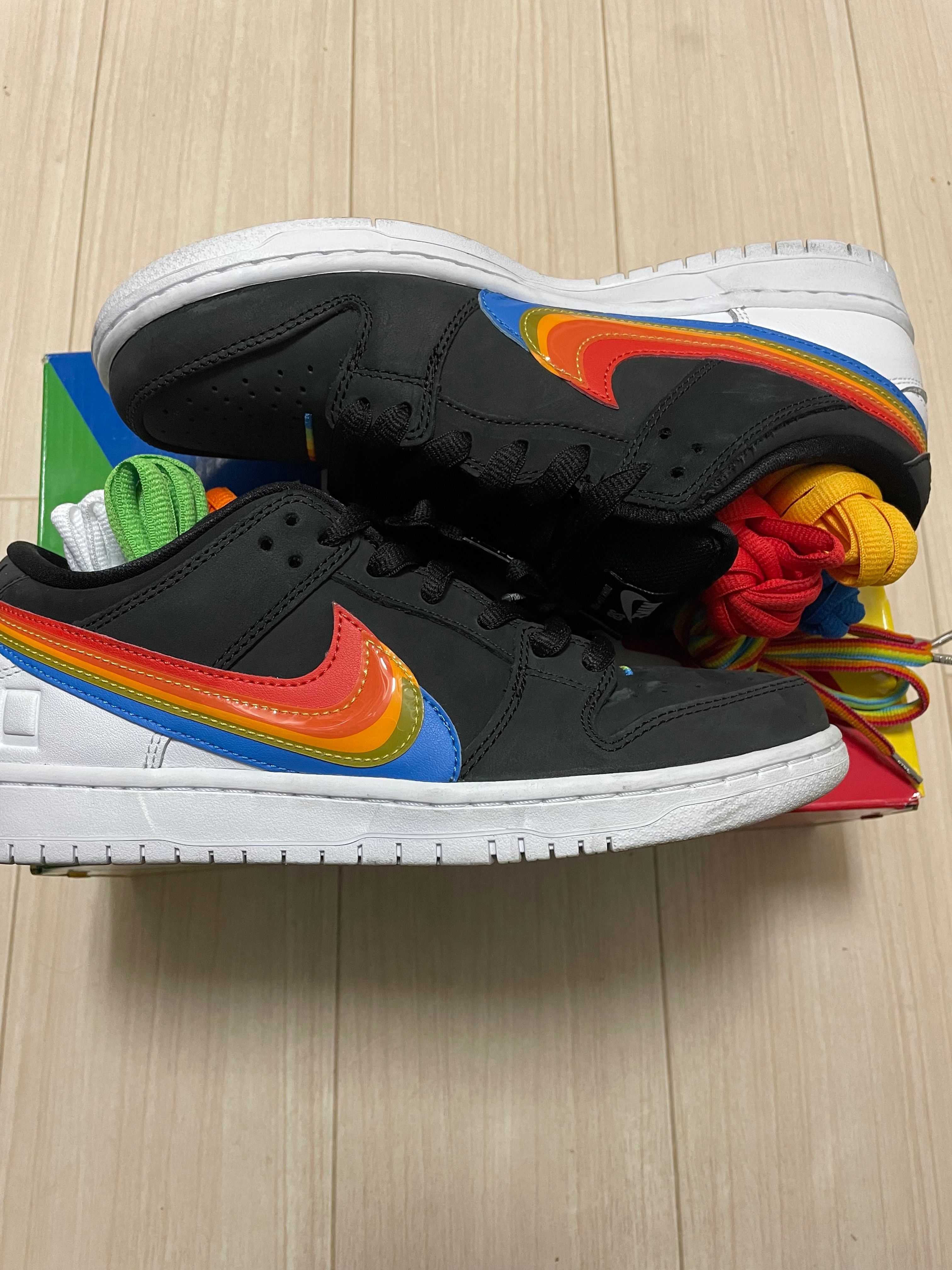 Polaroid × Nike SB Dunk Low Pro QS "Black/White"