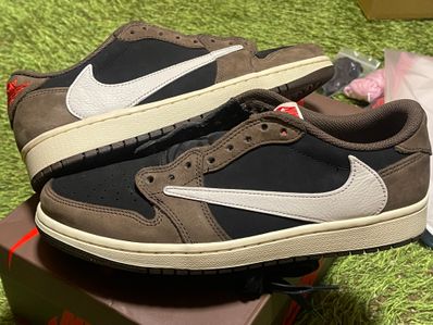 Travis Scott × Nike Air Jordan 1 Low OG SP-T "Black/Dark Mocha"