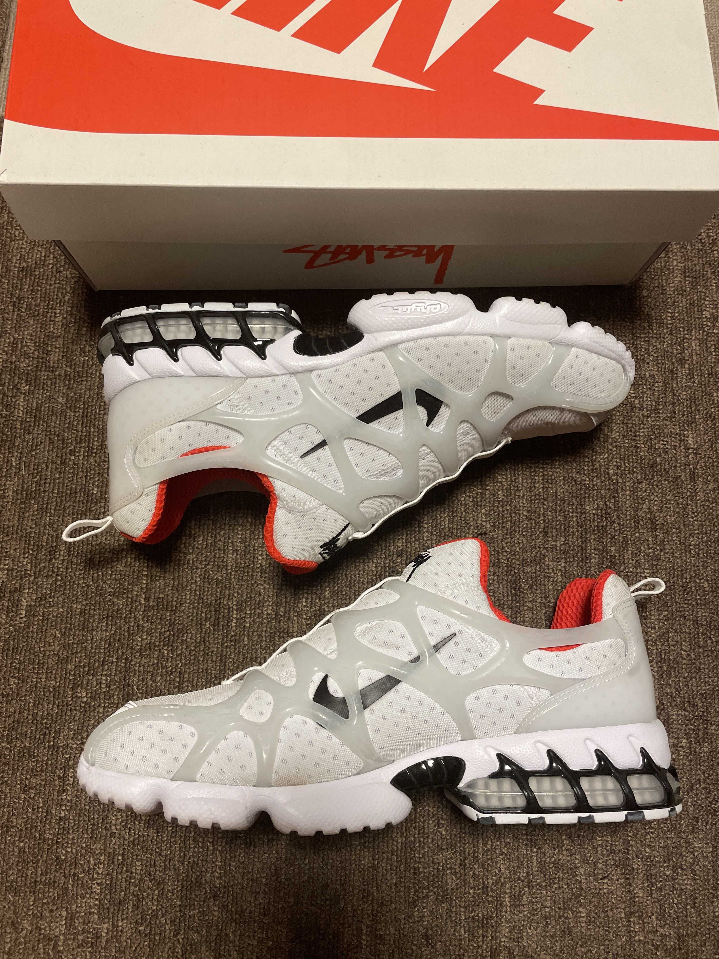 Stussy × Nike Air Zoom Kukini "White/Red"