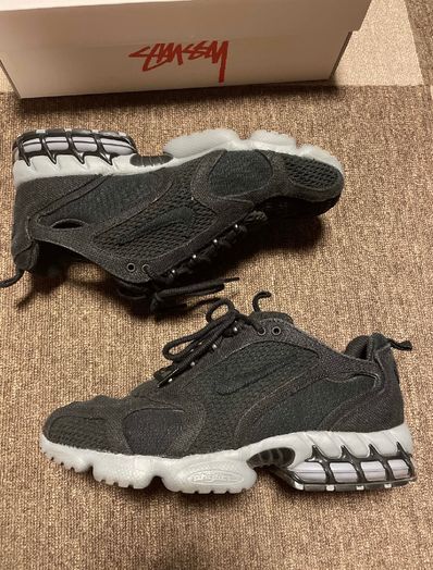 Stussy × Nike Air Zoom Spiridon Cage 2 "Black"