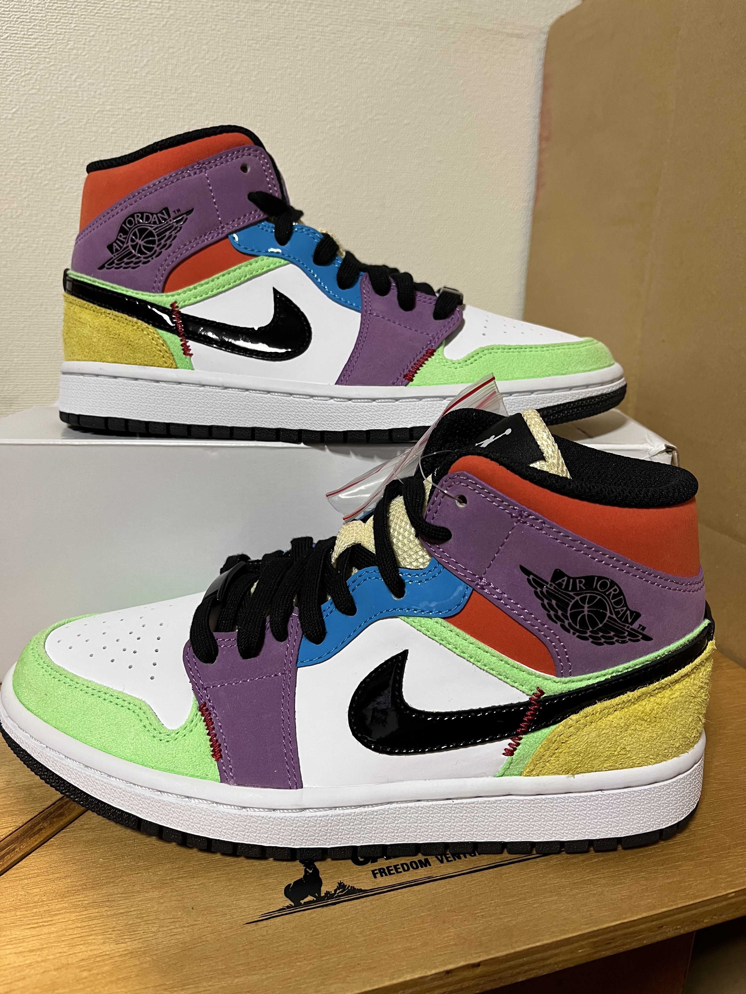 Nike Women's Air Jordan 1 Mid "Multi Color"