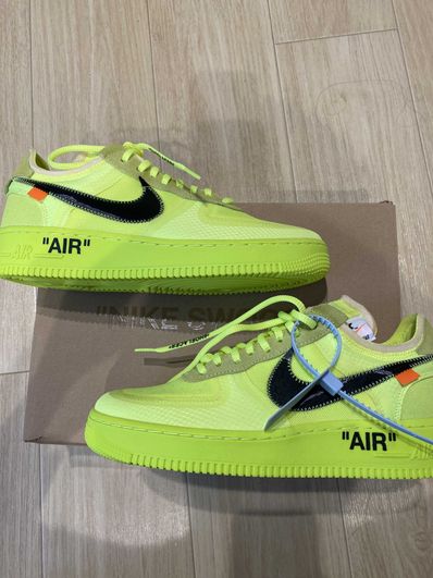 Off-White × Nike Air Force 1 Low "Volt"
