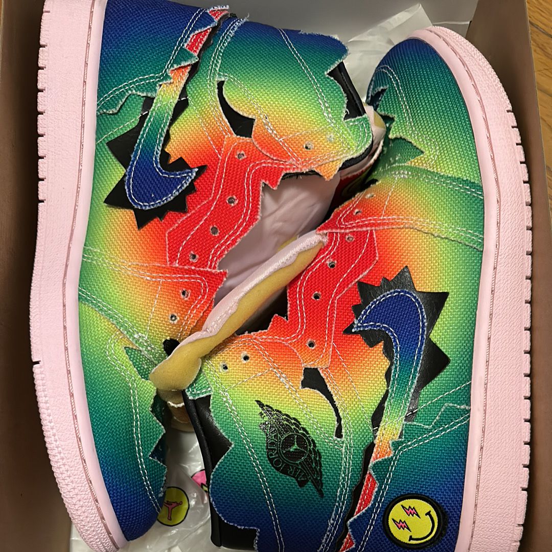 J Balvin × Nike Air Jordan 1 High OG "Rainbow"