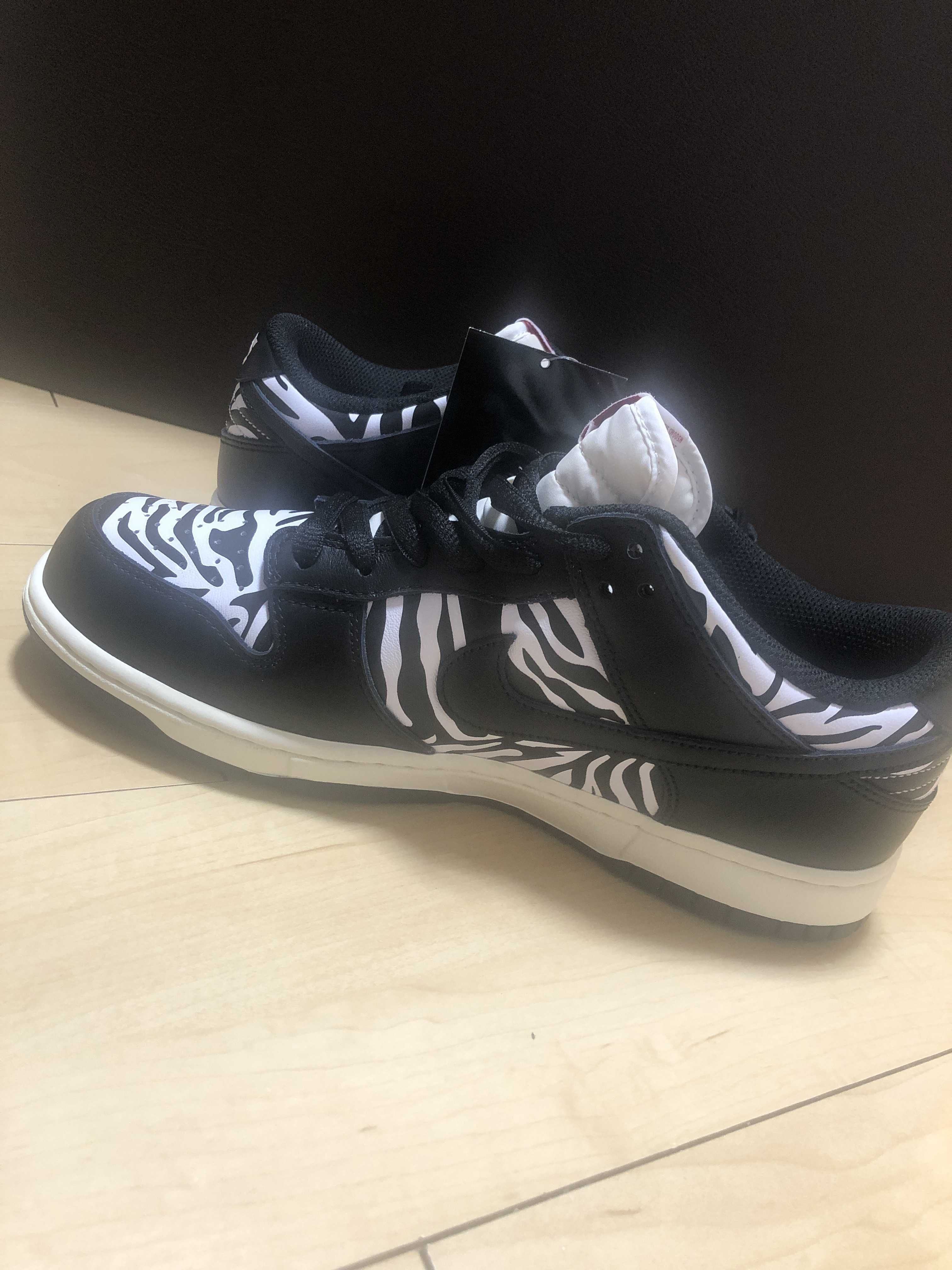 Quartersnacks × Nike SB Dunk Low "Zebra Cake/Safari"