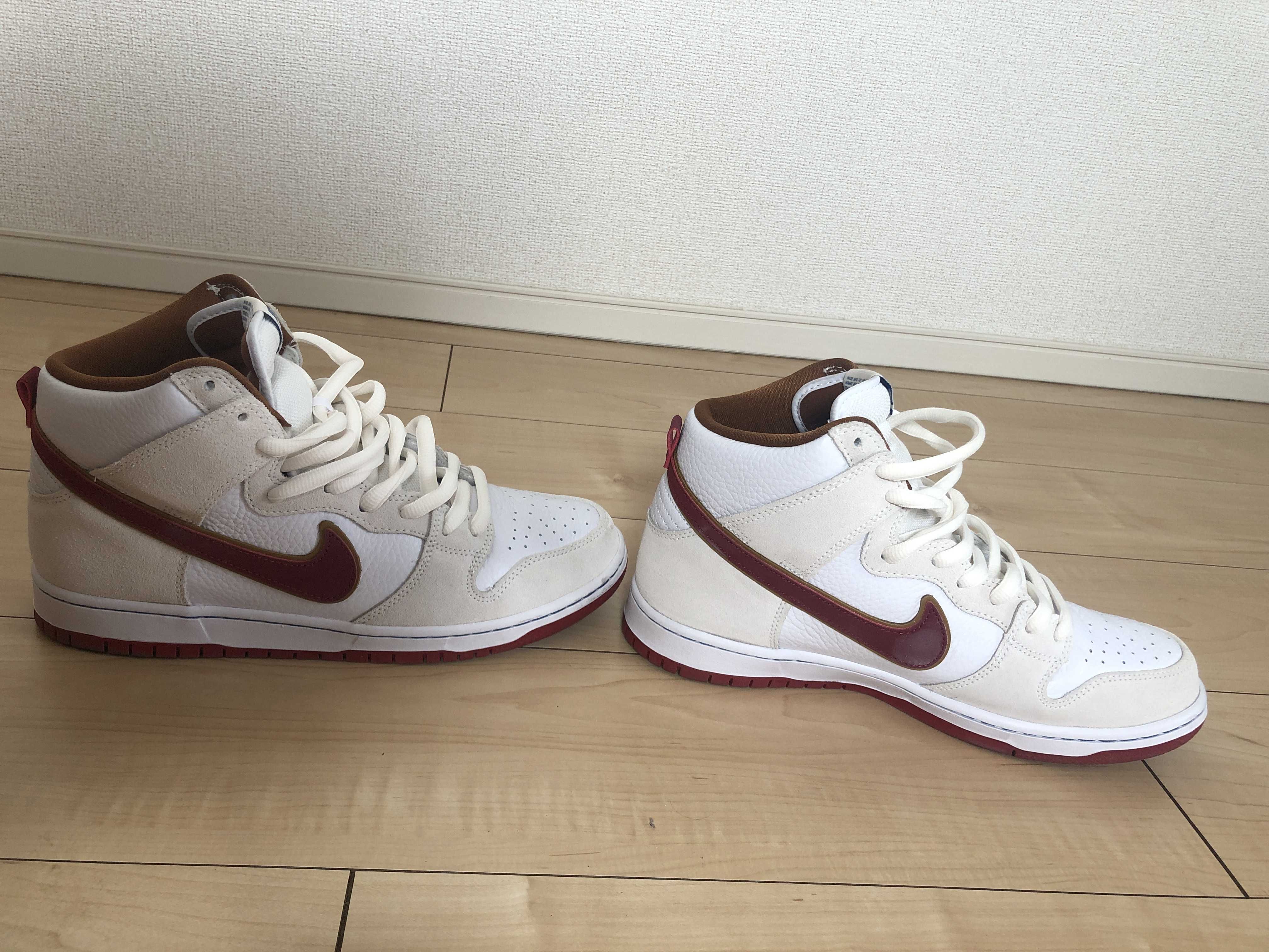 Nike Dunk High Pro "Sail/Team Crimson"