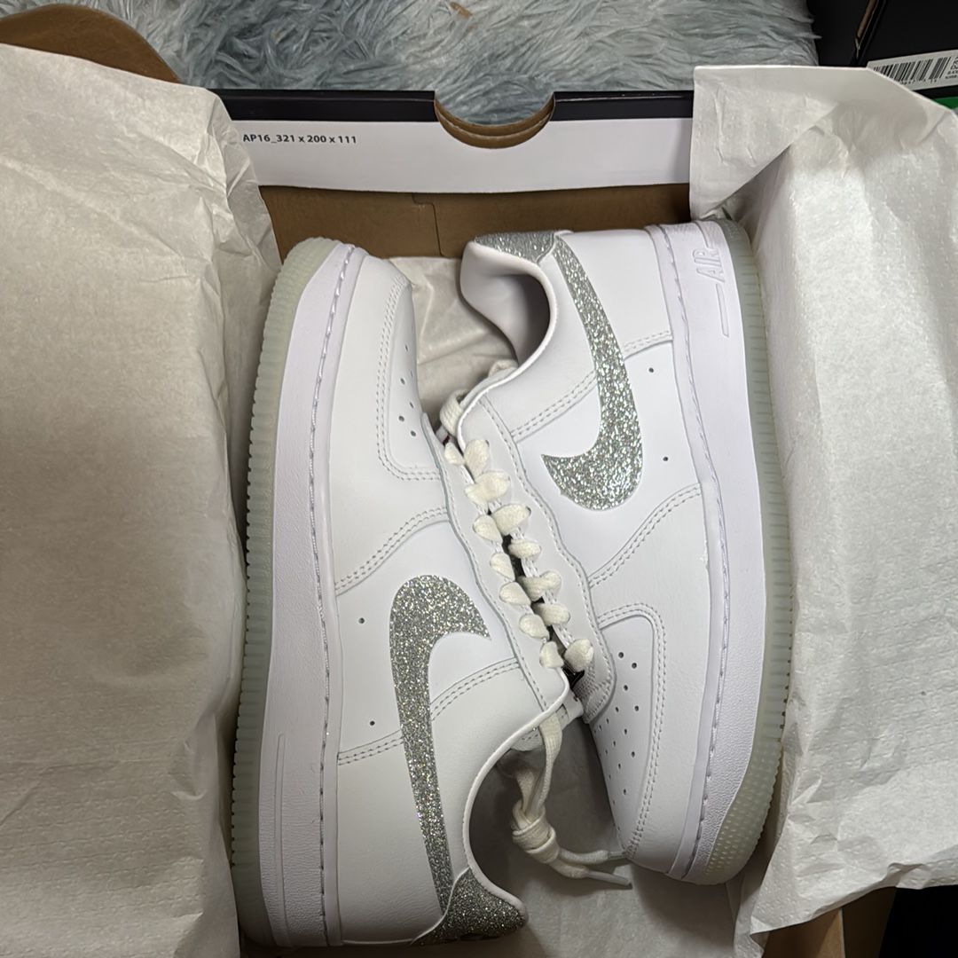 Nike Women's Air Force 1 '07 LX "White/Cool Grey/Multi Color"