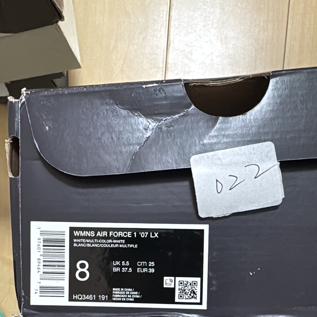 Nike Women's Air Force 1 '07 LX "White/Cool Grey/Multi Color"