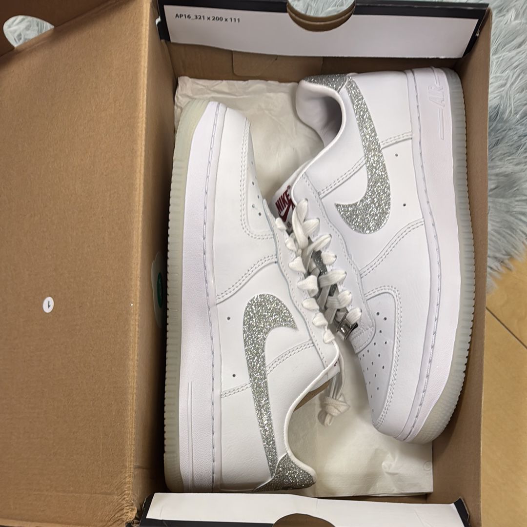Nike Women's Air Force 1 '07 LX "White/Cool Grey/Multi Color"