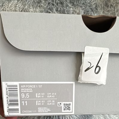 Nike Air Force 1 Low '07 "White/White"