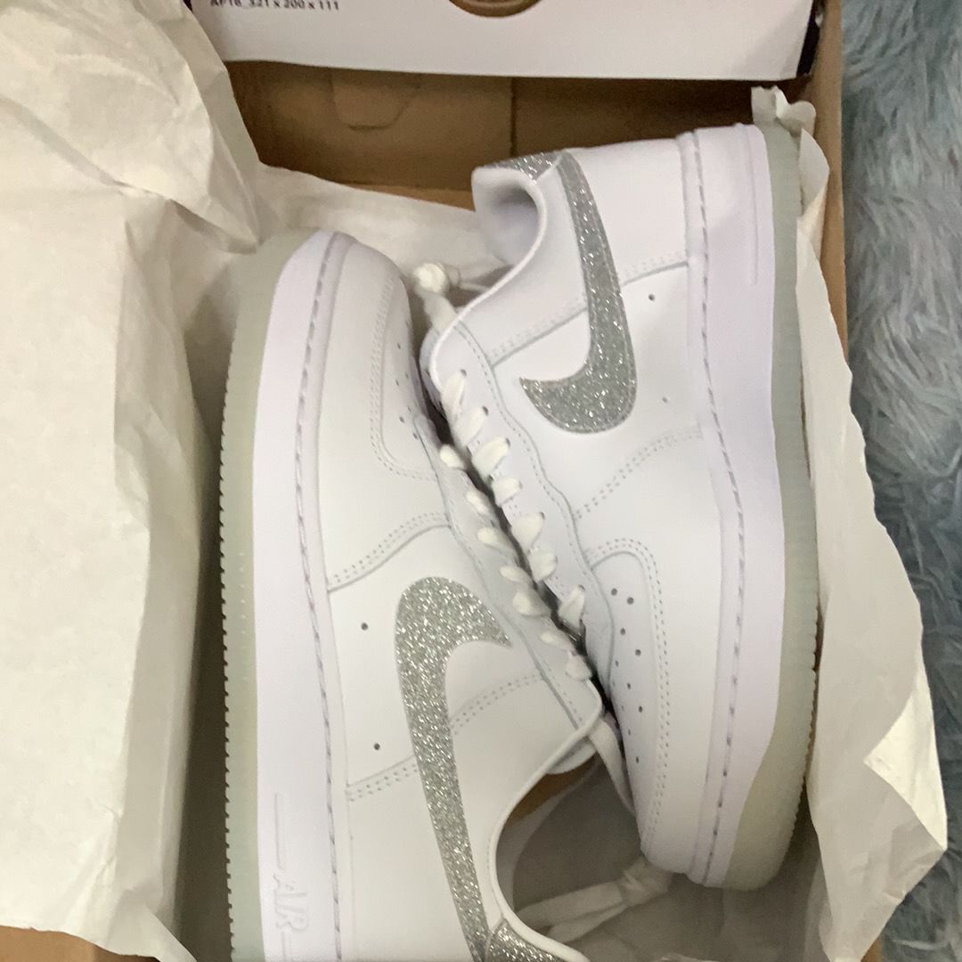 Nike Women's Air Force 1 '07 LX "White/Cool Grey/Multi Color"