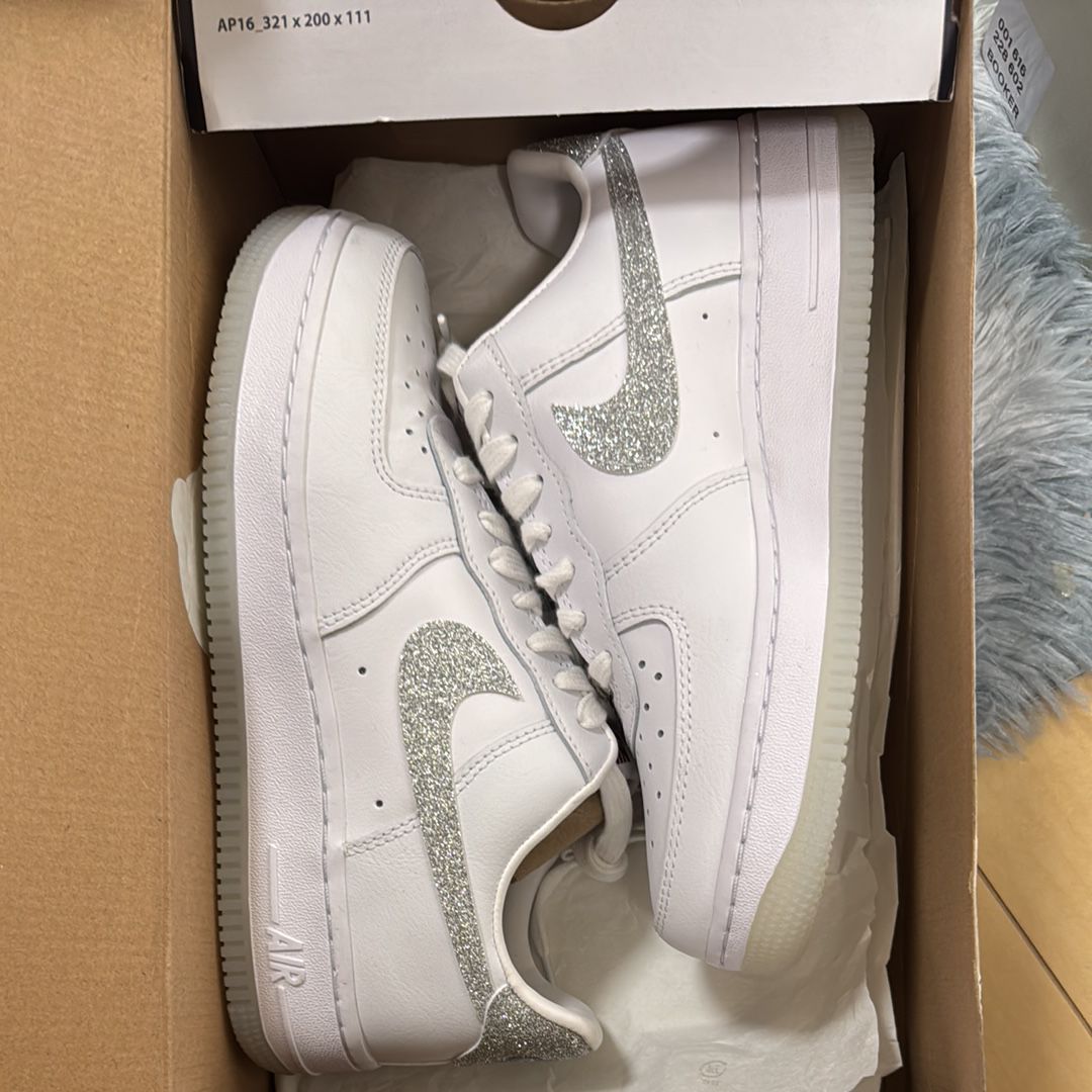 Nike Women's Air Force 1 '07 LX "White/Cool Grey/Multi Color"