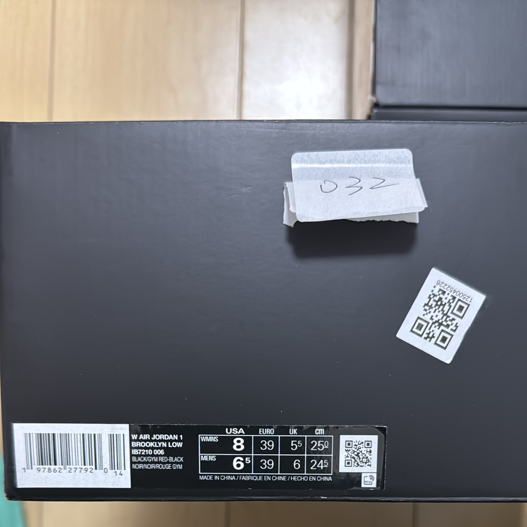 Nike Women's Air Jordan 1 Brooklyn Low "Black"