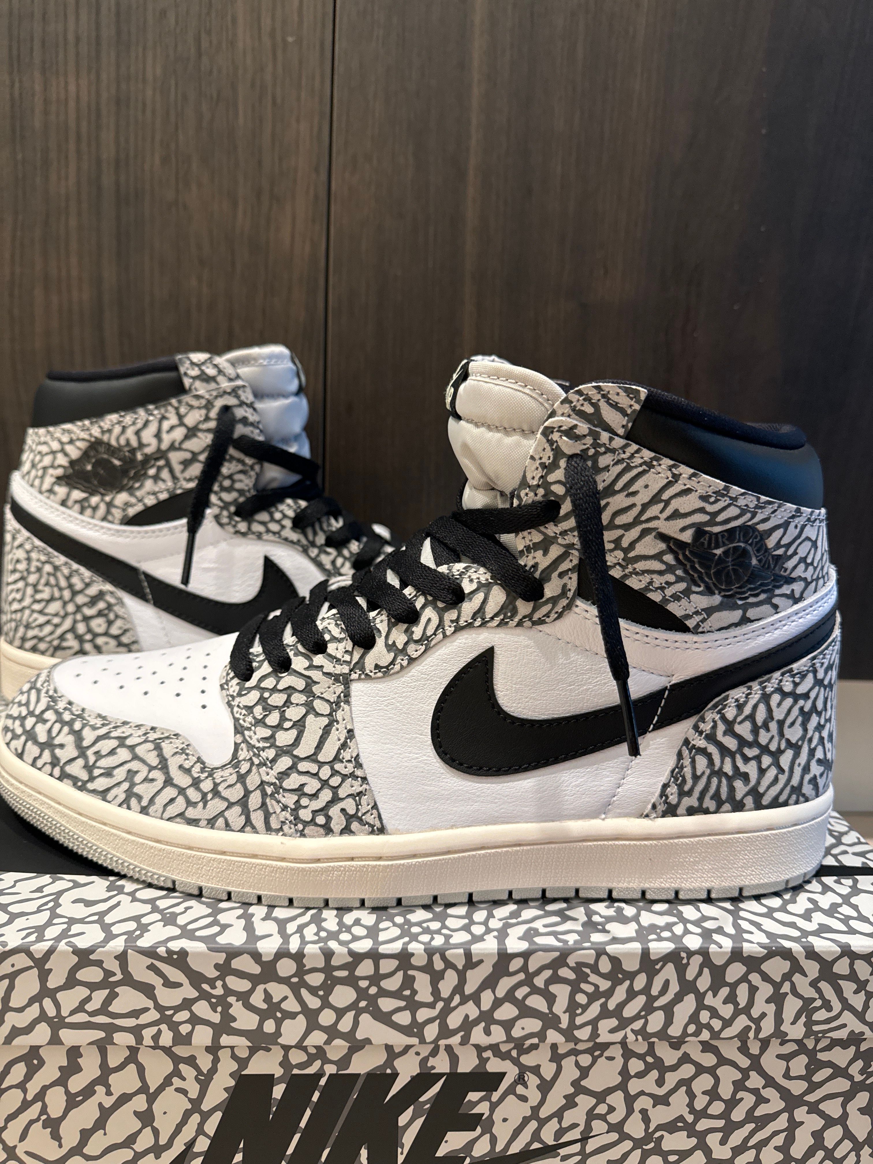 Nike Air Jordan 1 High OG "White Cement/Safari"