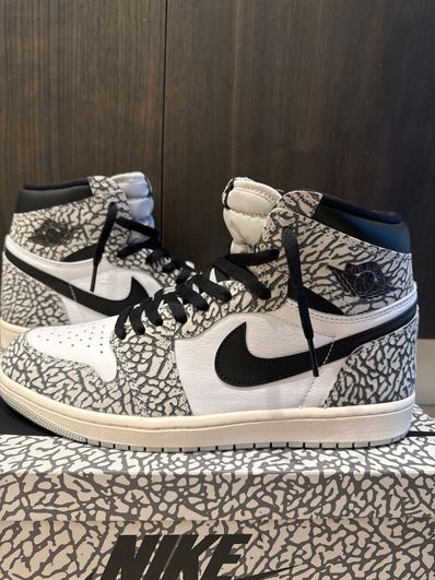 Nike Air Jordan 1 High OG "White Cement/Safari"