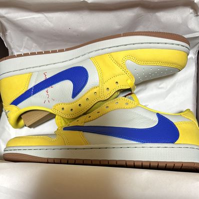 Travis Scott × Nike Women's Air Jordan 1 Retro Low OG "Canary"