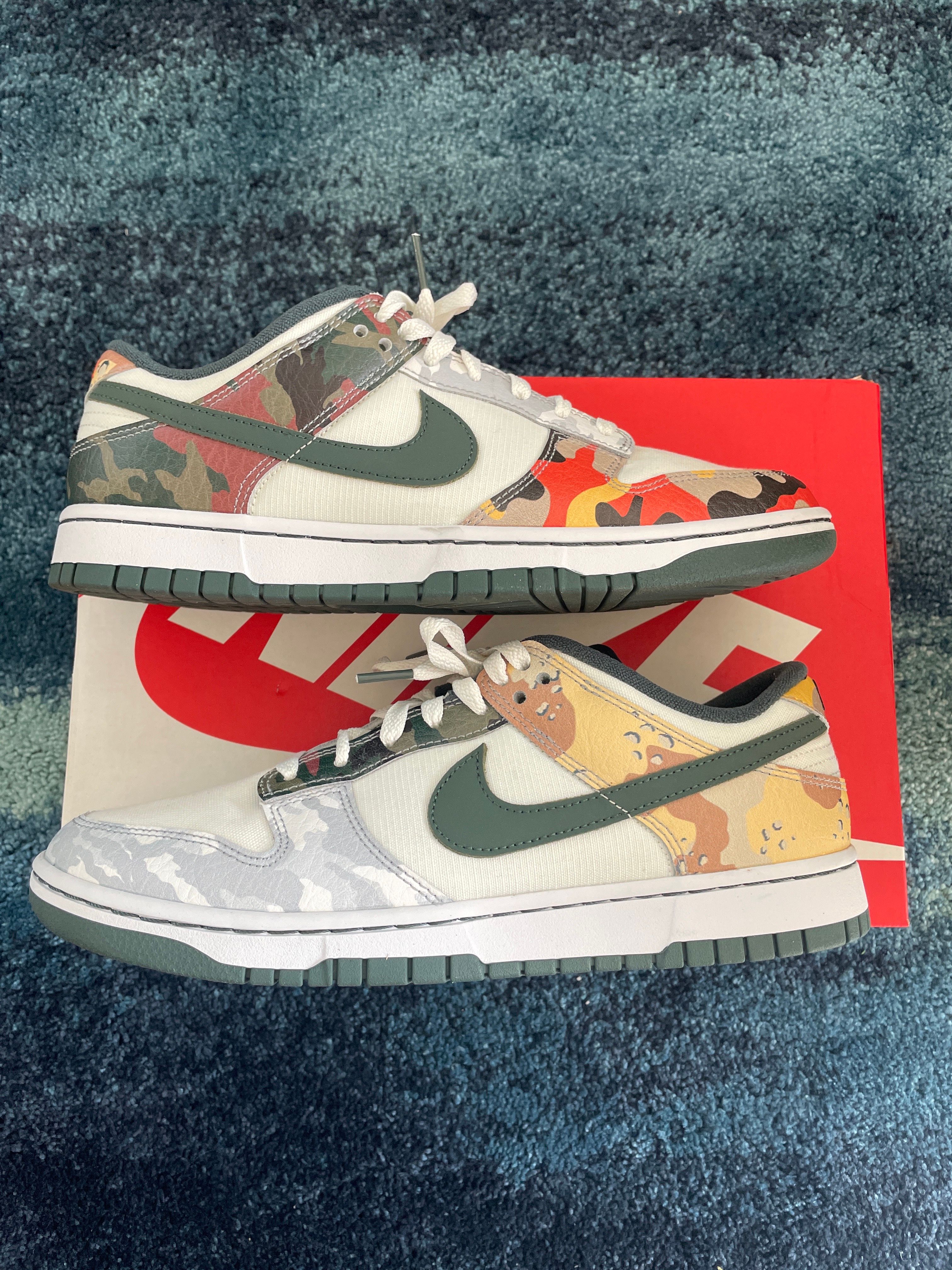 Nike Dunk Low "Sail Multi Camo"