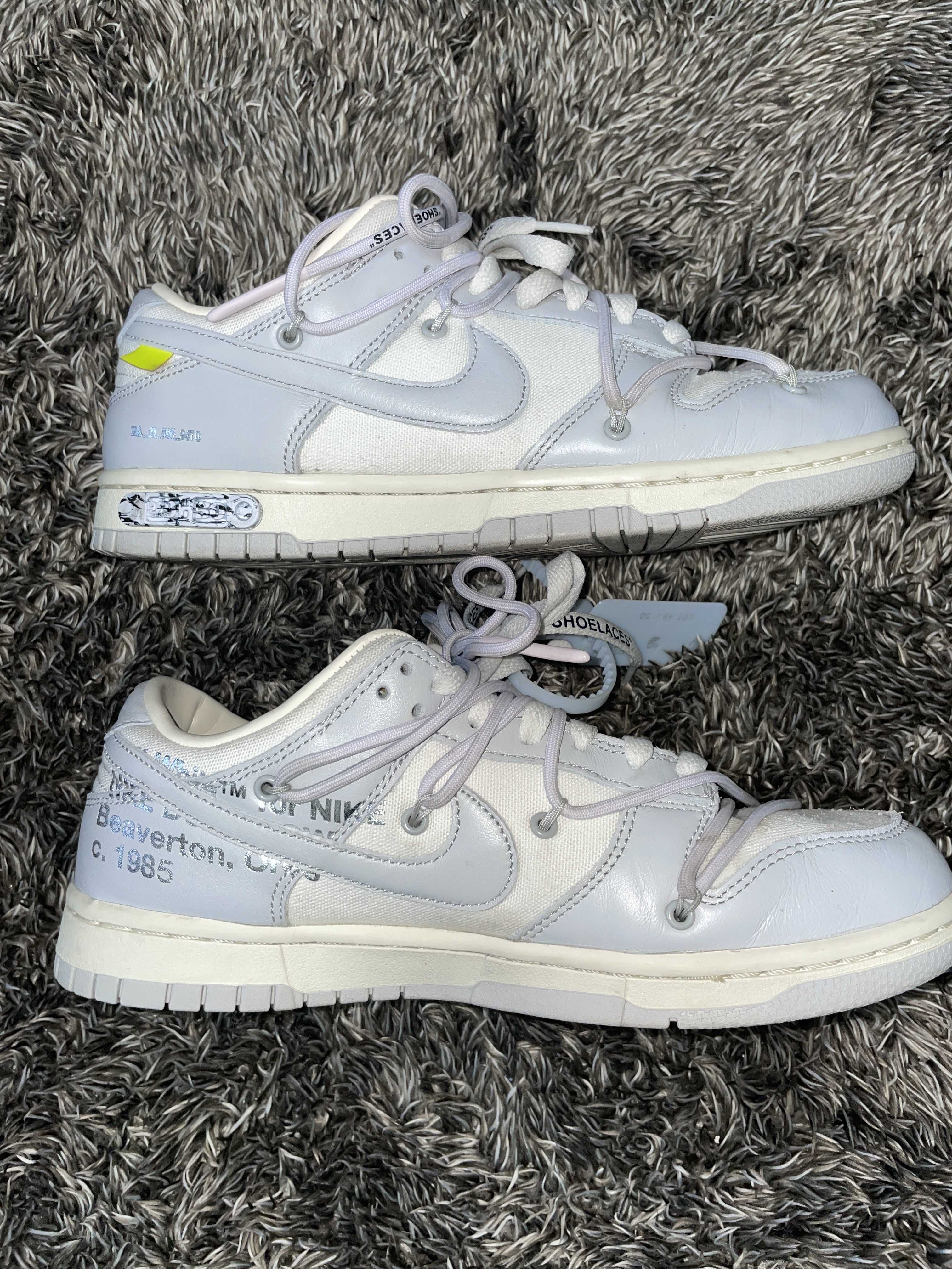 Off-White × Nike Dunk Low 1 of 50 "Lot.49"