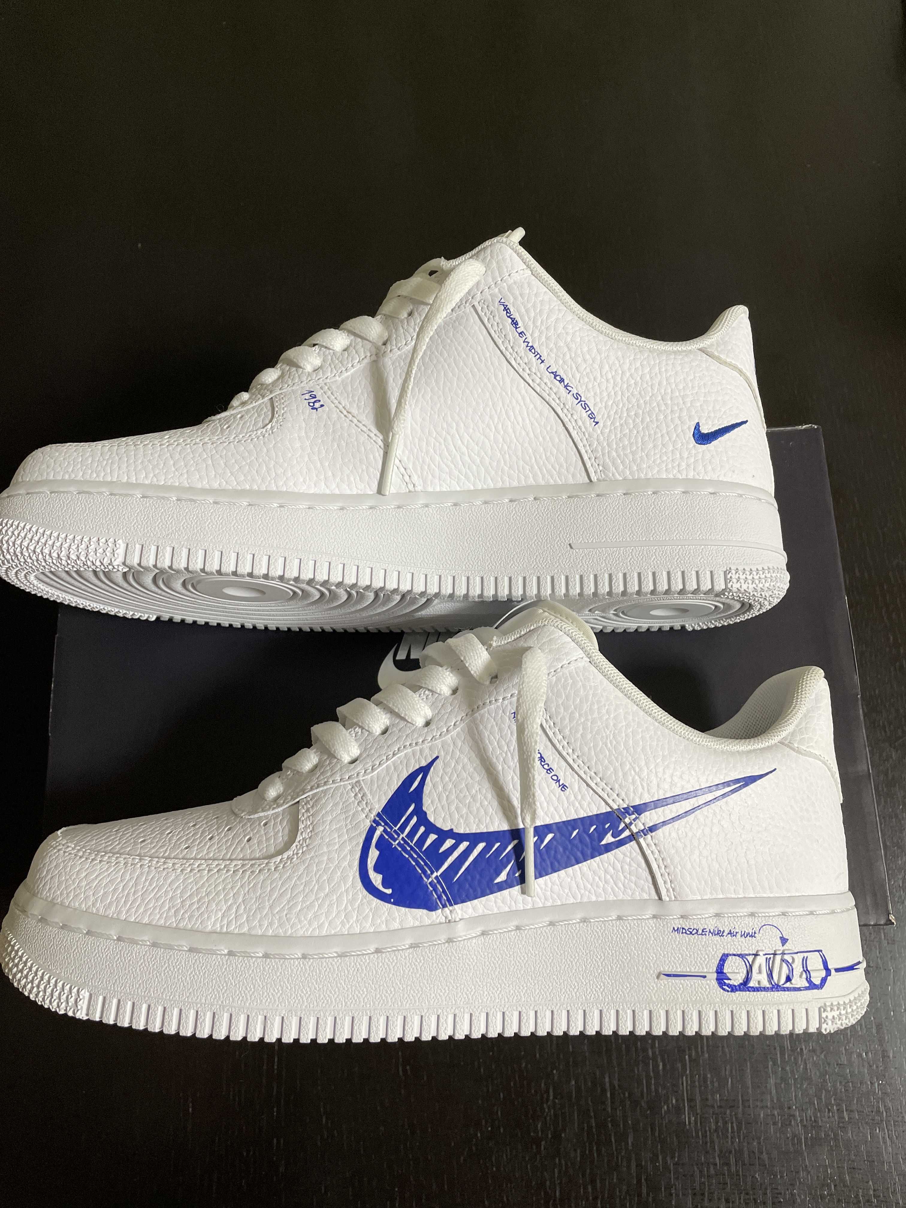 Nike Air Force 1 Low LV8 Utility "White/Blue"