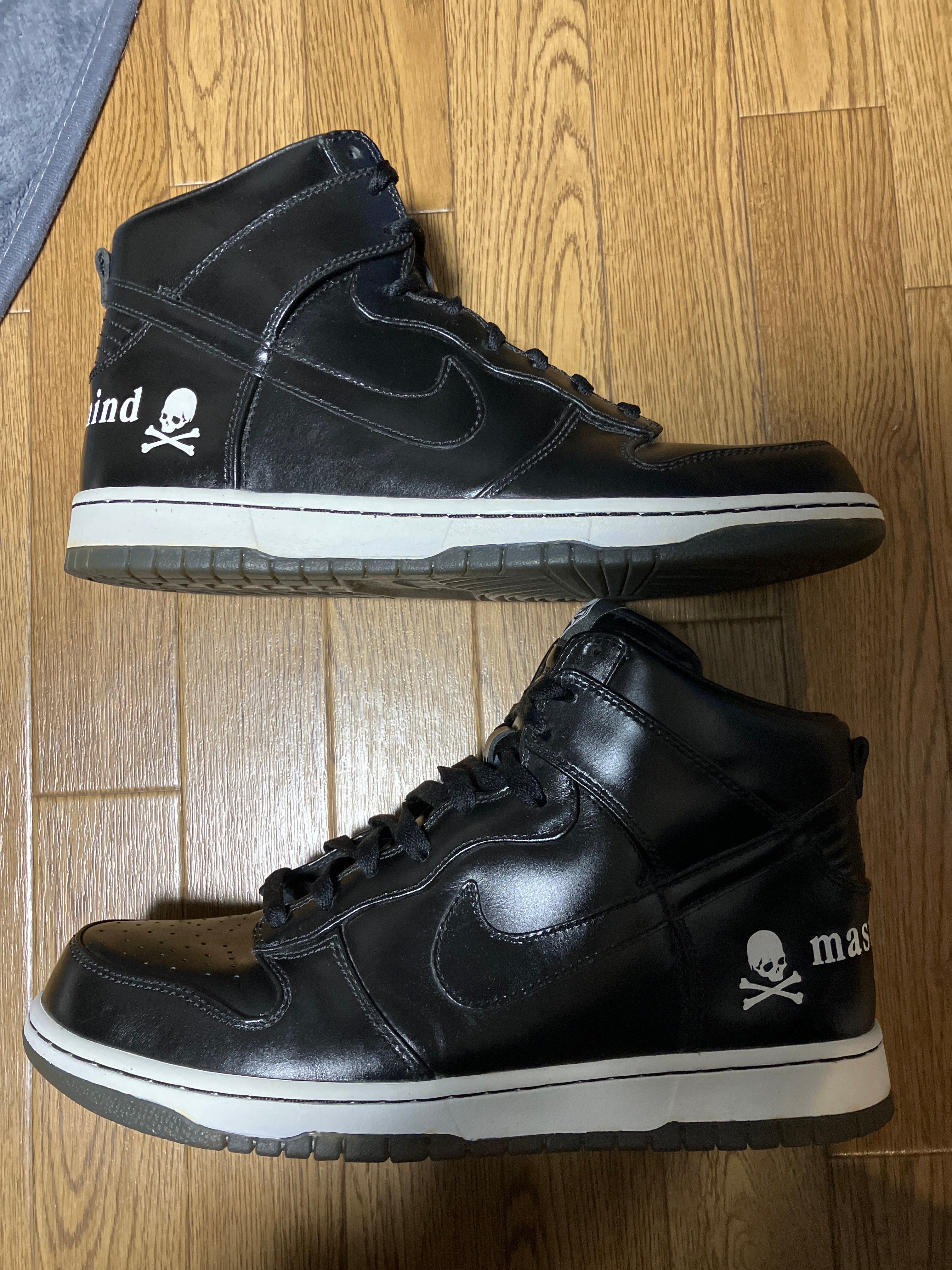 mastermind Japan × Nike Dunk Premium Hi "Black"