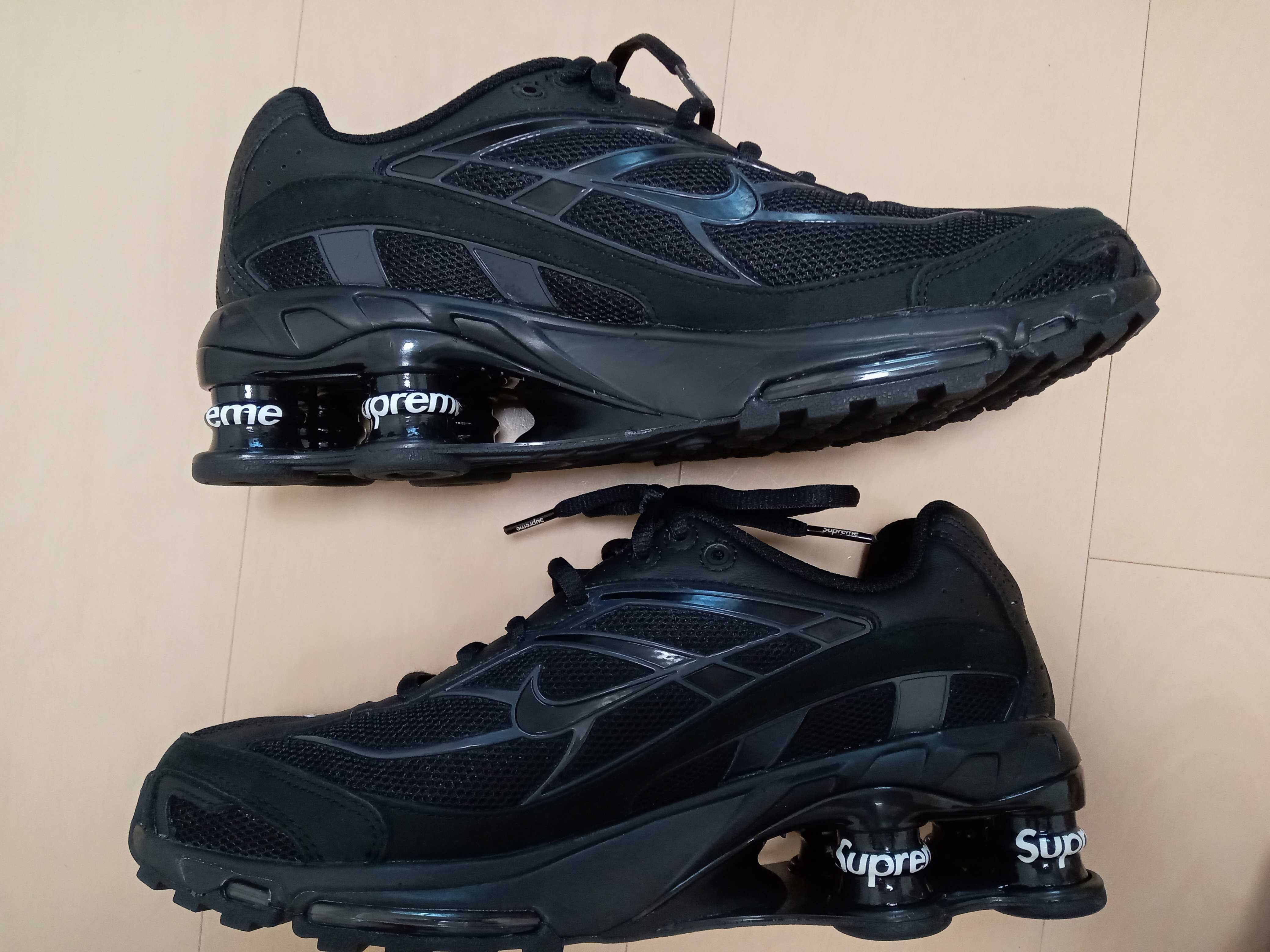 Supreme × Nike Shox Ride 2 "Black/Black-White"