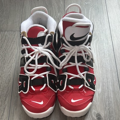 Nike Air More Uptempo ’96 "Black and Varsity Red" (2021)