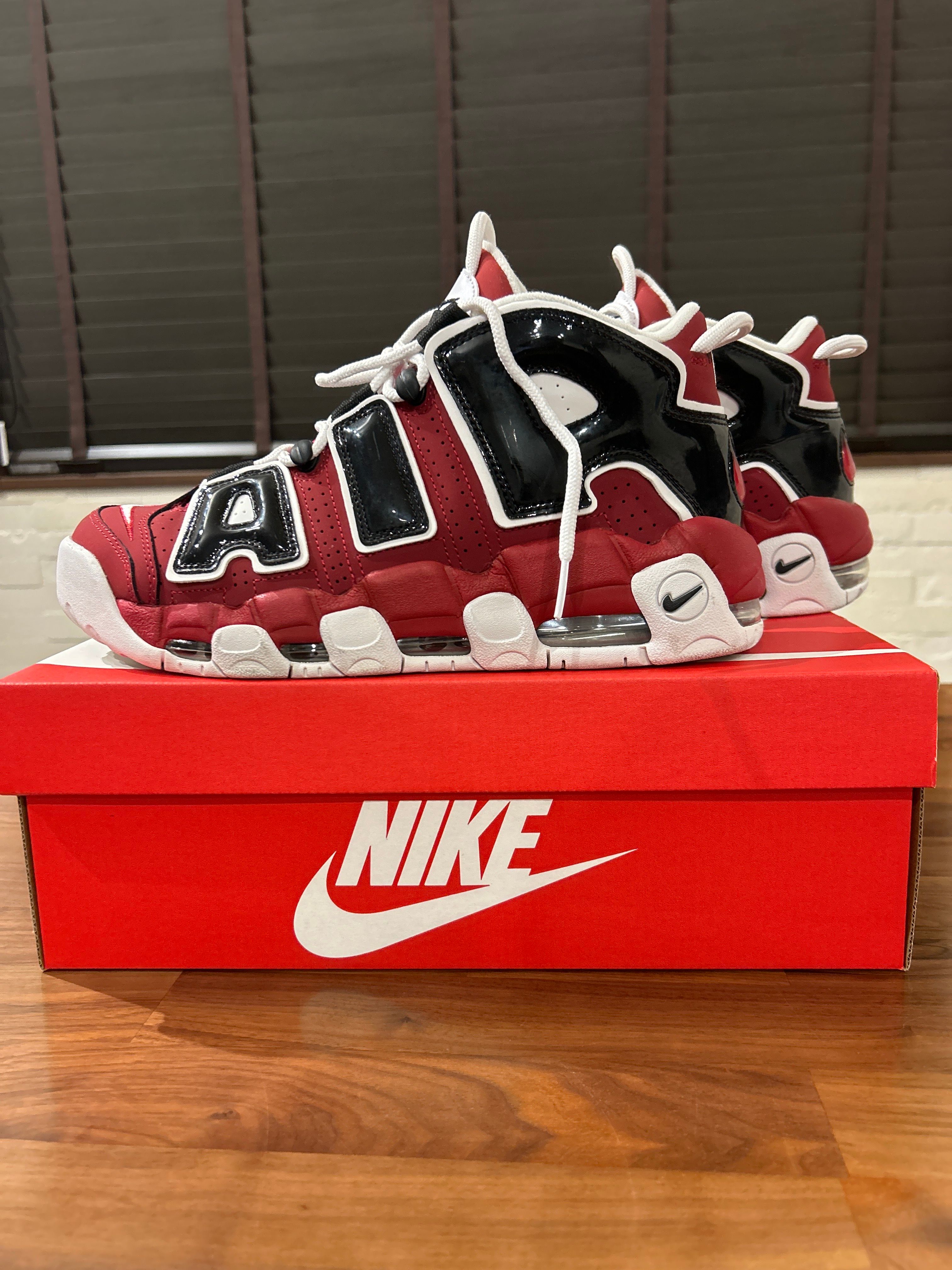 Nike Air More Uptempo ’96 "Black and Varsity Red" (2021)
